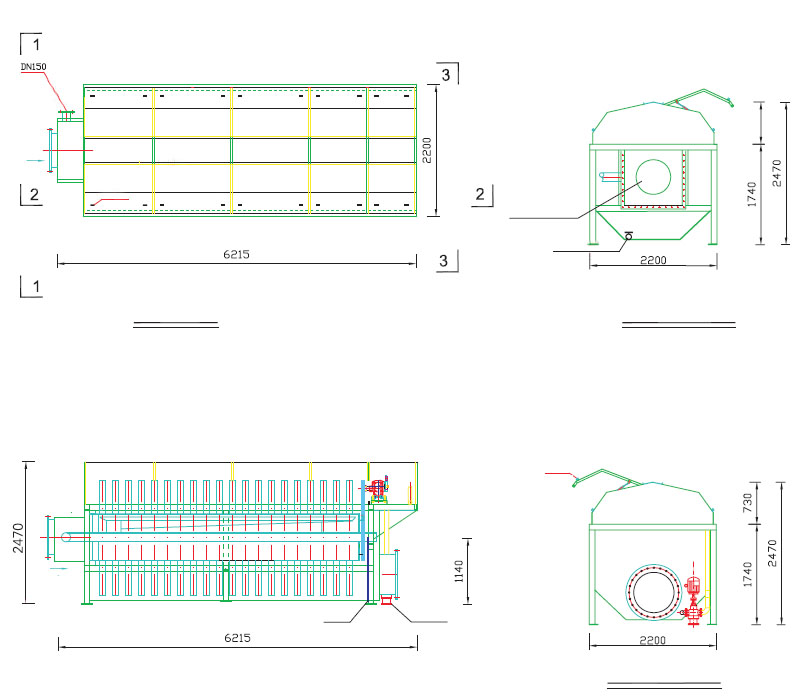 Закрытый дисковый вакуум фильтр