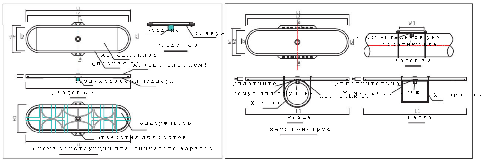 Пластинчатый аэратор 2